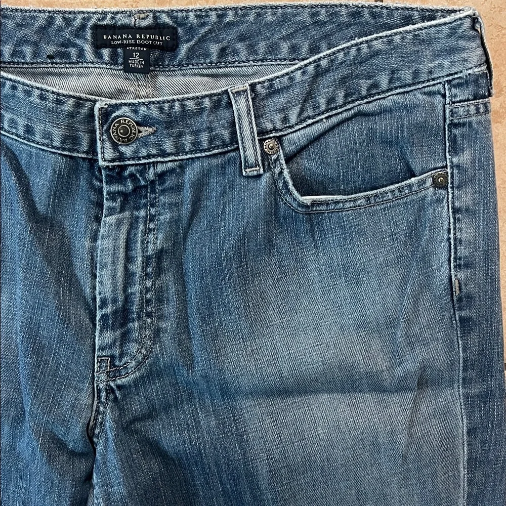 Vintage 2005 Banana Republic Low Rise Bootcut Stretch, Sz 12 - Picture 3 of 11